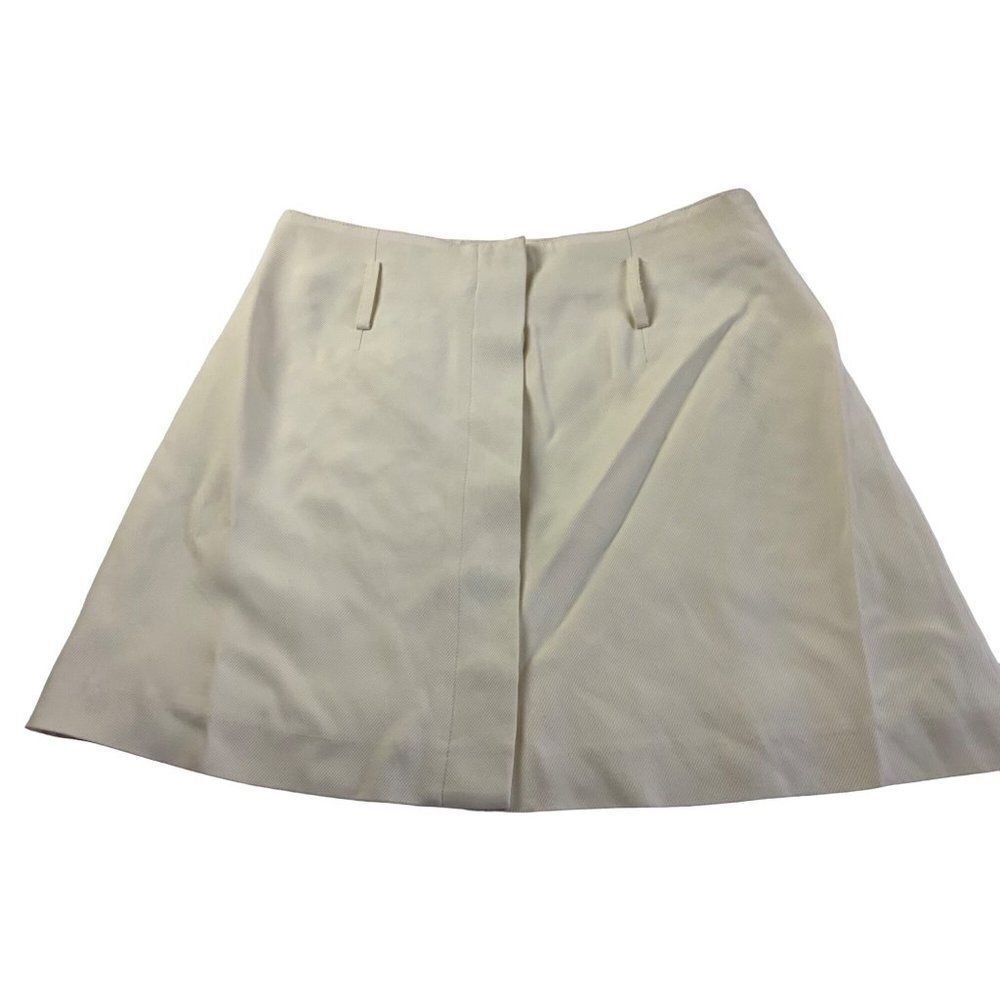 Paco Rabanne Cream Skirt. Sz 4